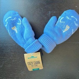 New Girls Northeast Outfitters Cozy Cabin Mittens Comfy Snug Fit